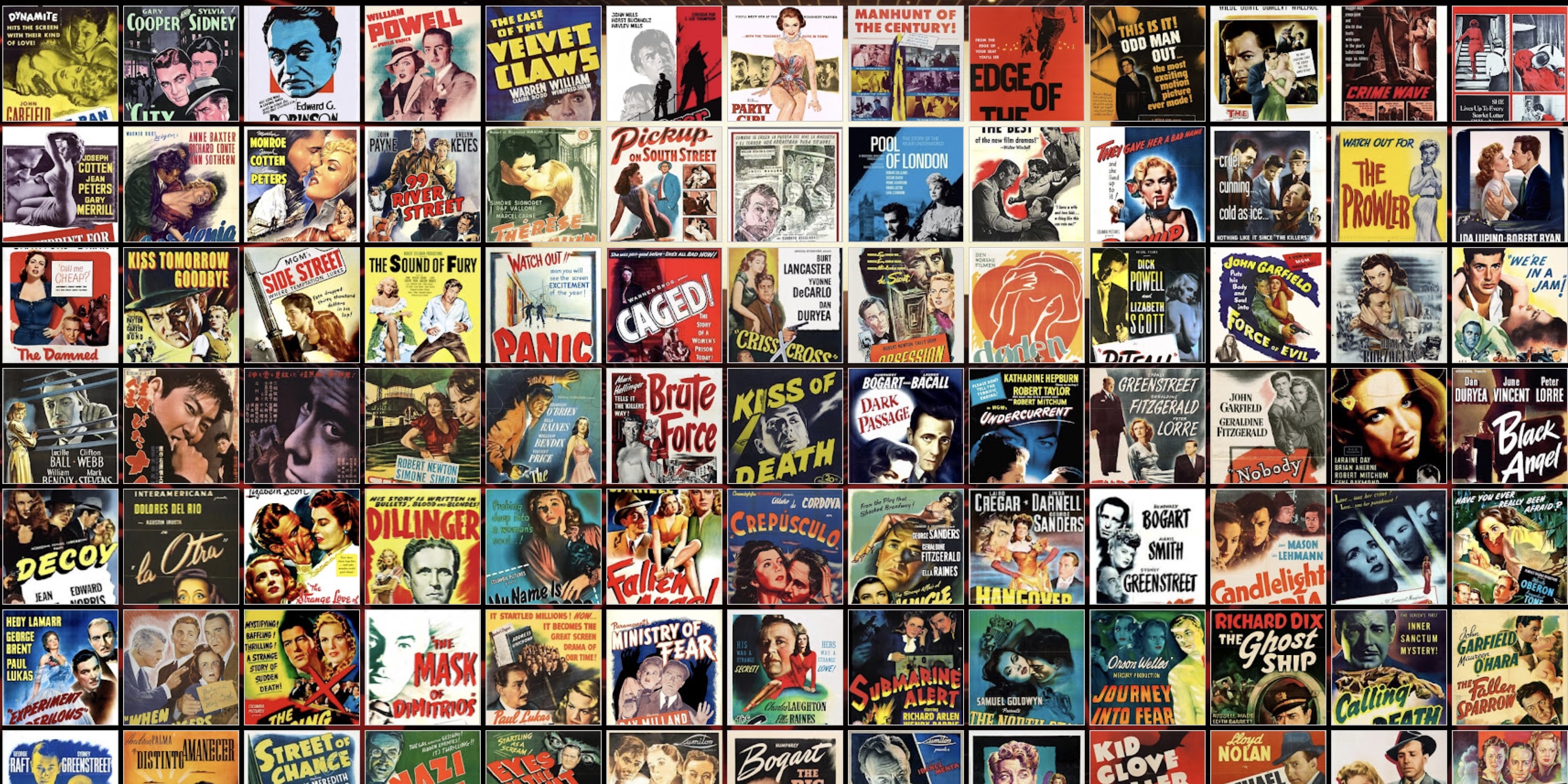 Mosaico de las películas